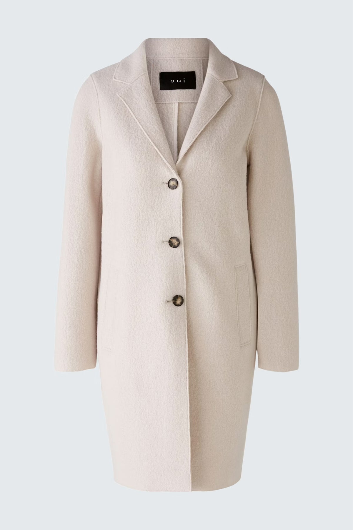 Wool Coat in Stone - GERRY WEBER