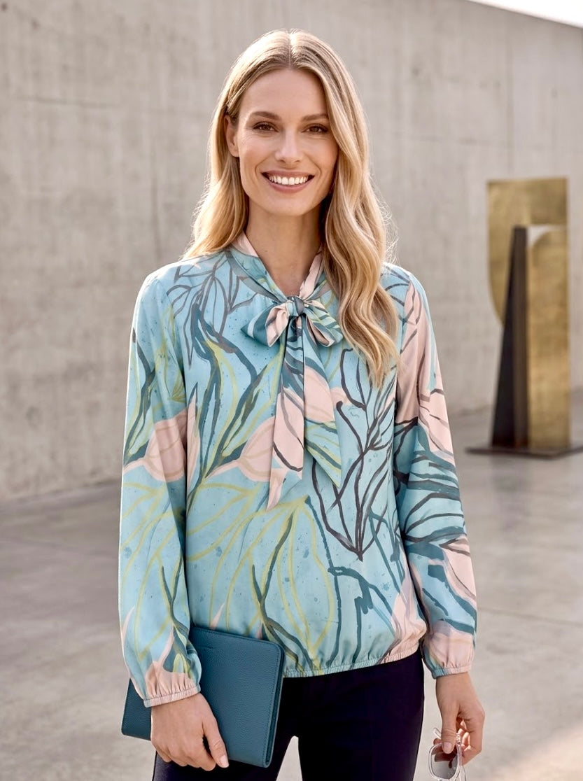 Blouse with Artistic Print - GERRY WEBER