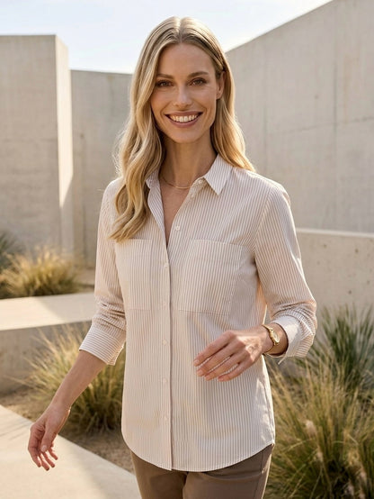 NEW Blouse with Fine Stripes - GERRY WEBER