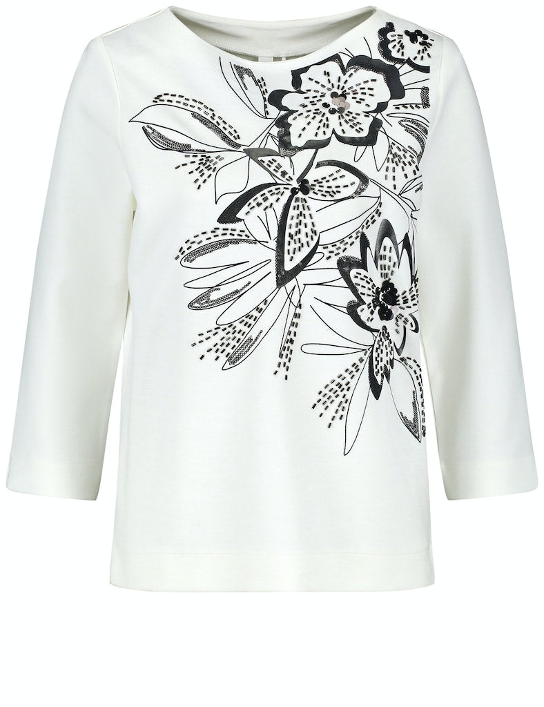 Top with Floral Embellishment - GERRY WEBER