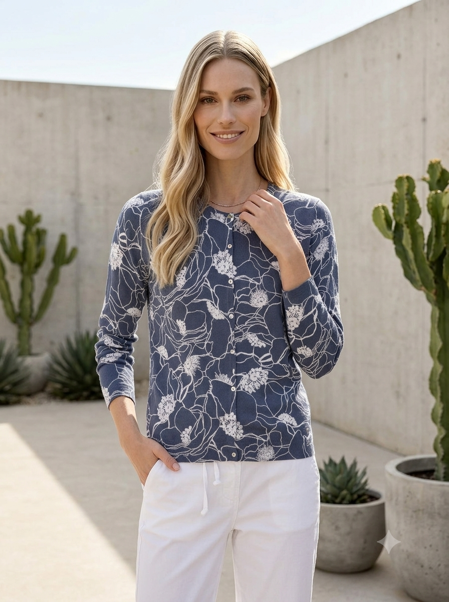 Cotton Cardigan - GERRY WEBER