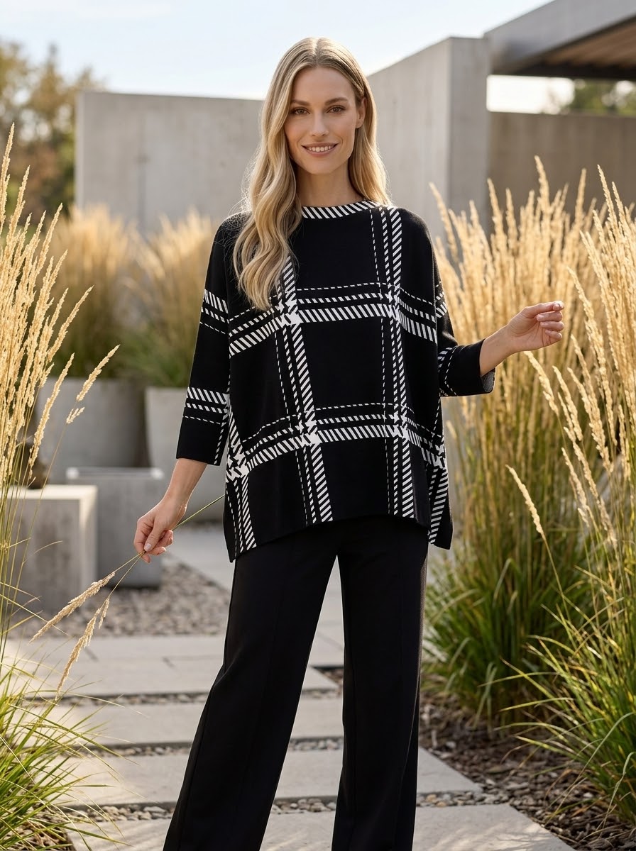 Check Pullover - GERRY WEBER