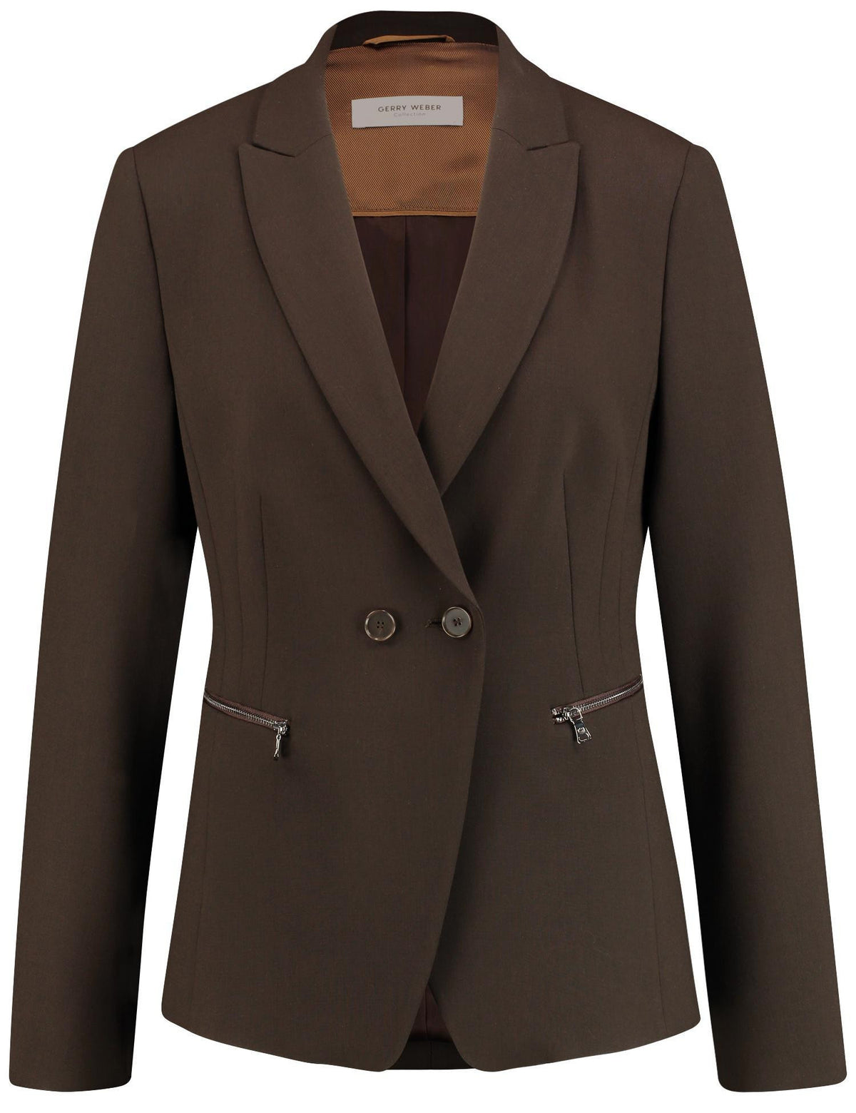 Blazer in Chocolate Brown - ELIZABETH SCHINDLER